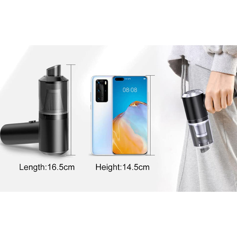 Portable 3 in 1 Mini Vacuum Cleaner - مكنسة كهربائية صغيرة محمولة 3 في 1